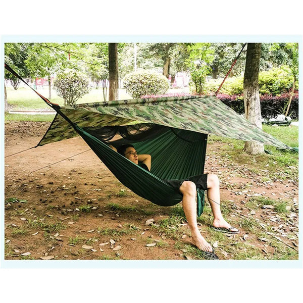 hammock with tarp and bug net Mosquito - Sleep Comfortably and Protected! Main Color:Sparkling Gold (23) Holiday in Croatia - compatibility::Kenworth::T400 This outdoor hammock