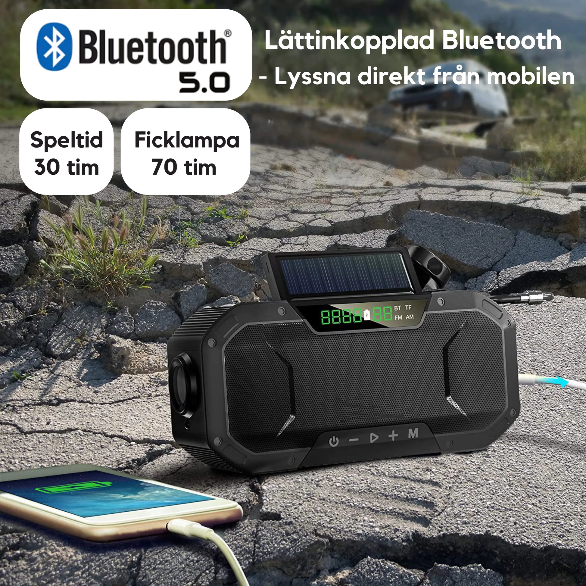 Multifunctional Emergency Radio 5000mAh