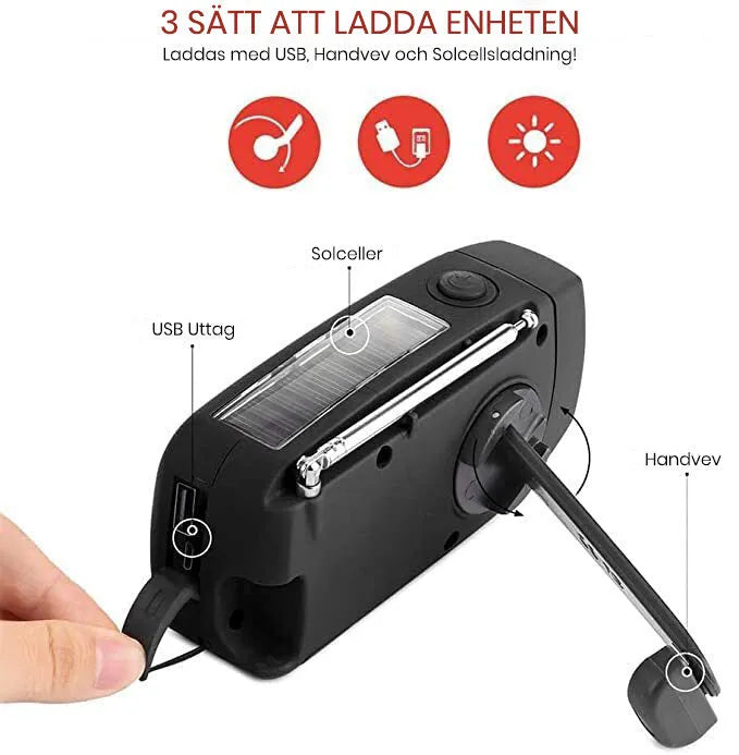 Multifunctional Emergency Radio Mini