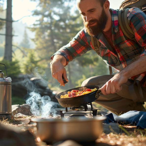 utrustning för matlagning i vildmarken