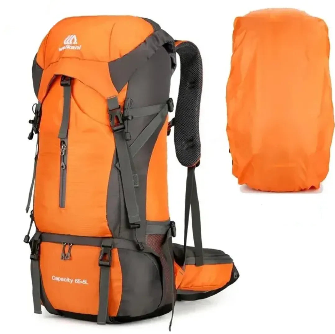 Hiking backpack 70 Liters with Rain Cover