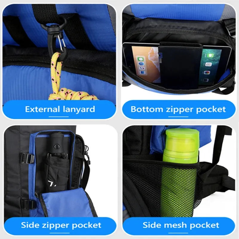 90 liter backpack rain cover Hiking Backpack 90L with Rain Cover - Cheap, Spacious & Waterproof!