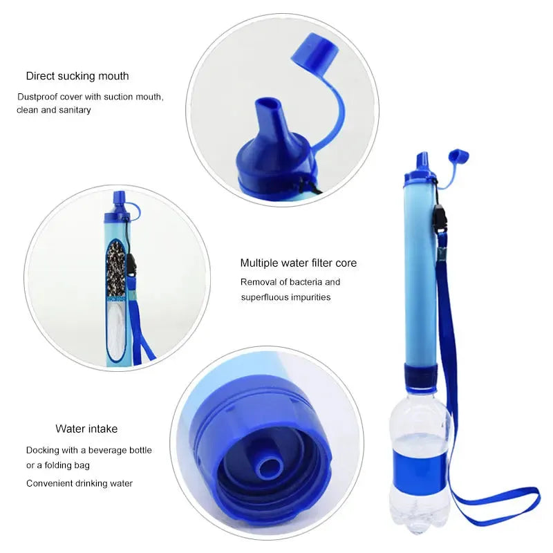 Water Purifier for Survival - Straw with Filter