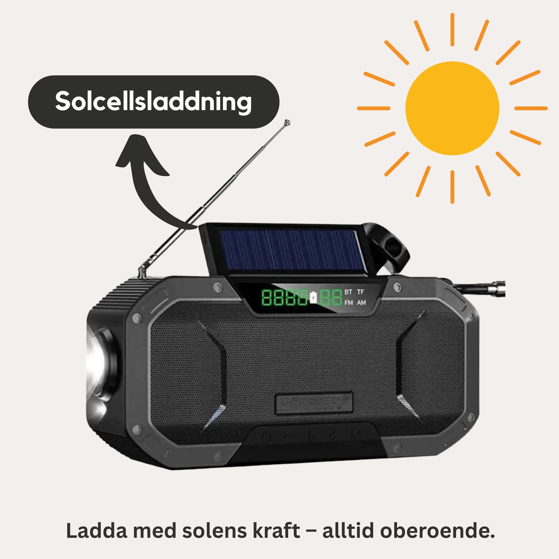 Multifunctional Emergency Radio 5000mAh
