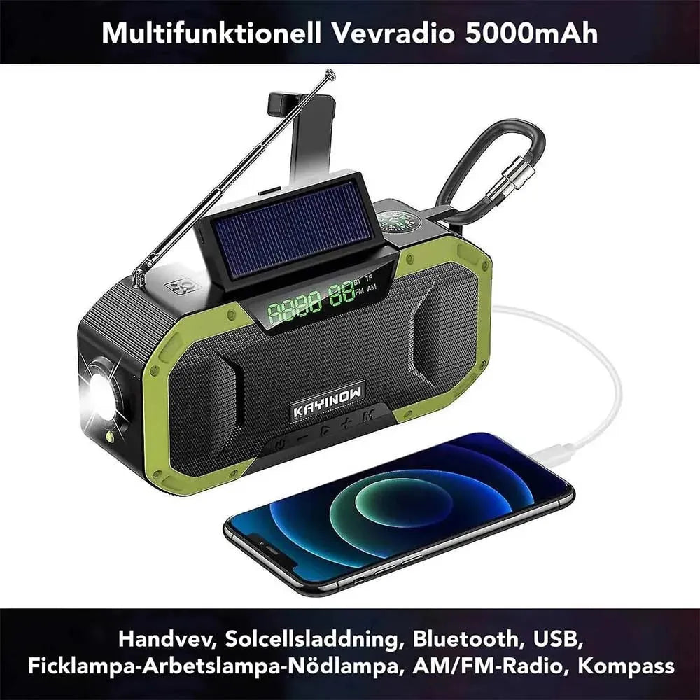 Multifunctional Emergency Radio 5000mAh