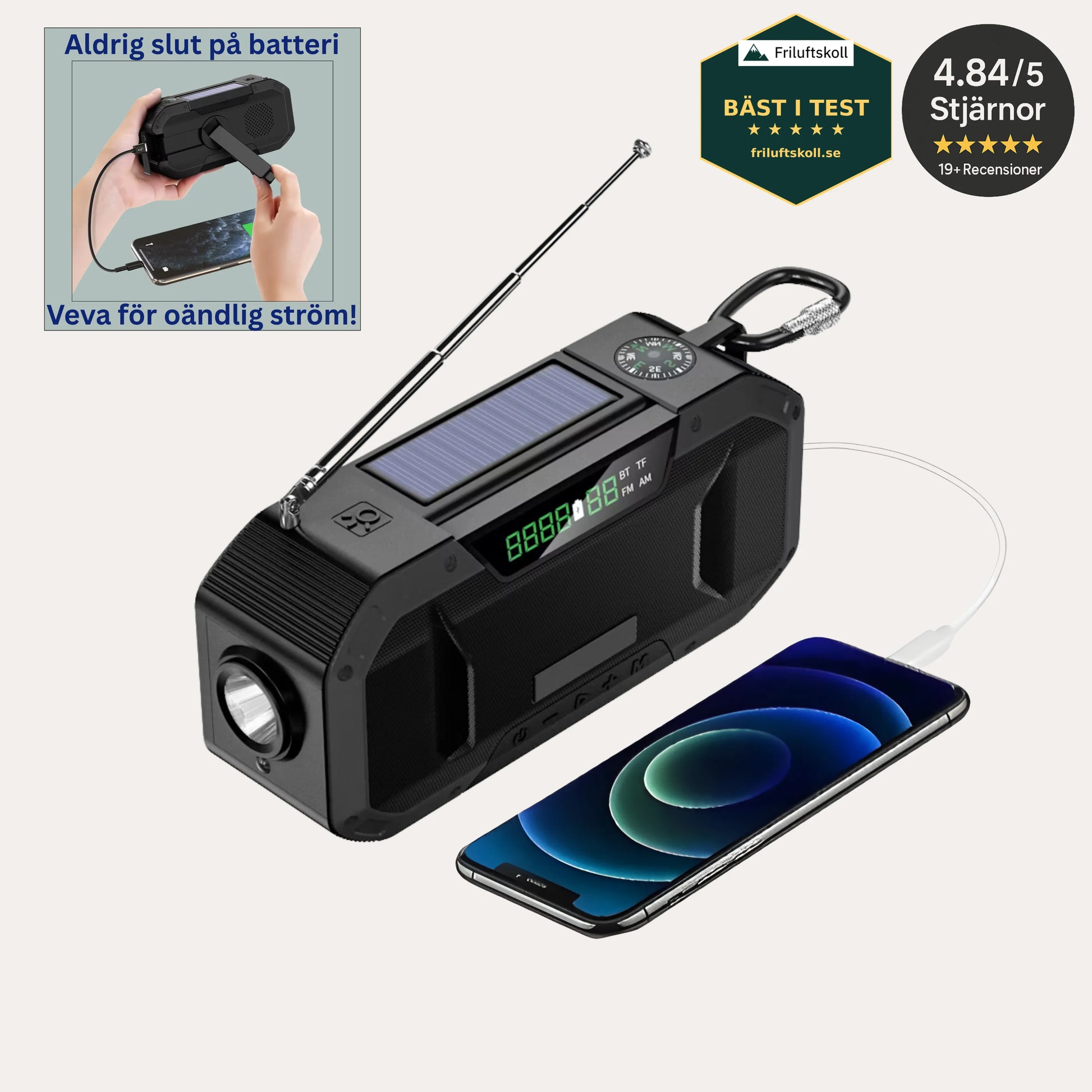 Multifunctional Emergency Radio 5000mAh