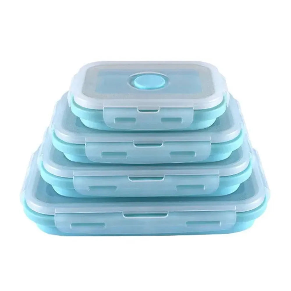 Collapsible Lunch Box Rectangular 4pcs.